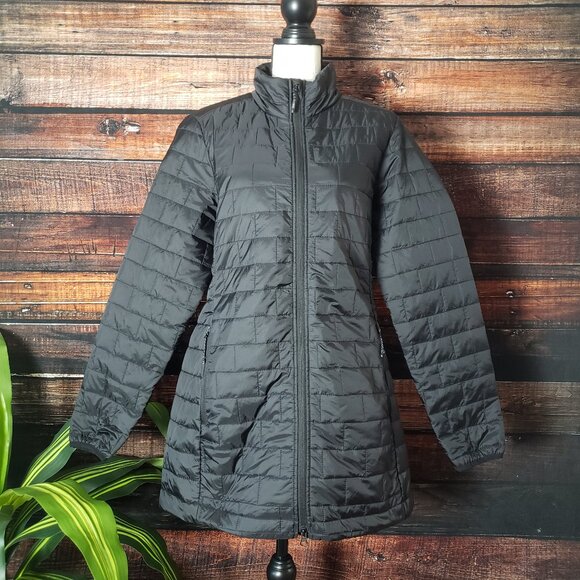 NWOT Elevate Telluride L Packable Coat Jacket Quilted Black - Picture 8 of 13